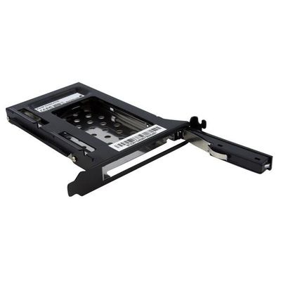 StarTech.com 2.5in SATA Removable Hard Drive Bay for PC Expansion Slot TAA-Compliant 6.35 cm (2.5") Black 158.37 g 135 mm 163 mm 33 mm - Thumbnail 2
