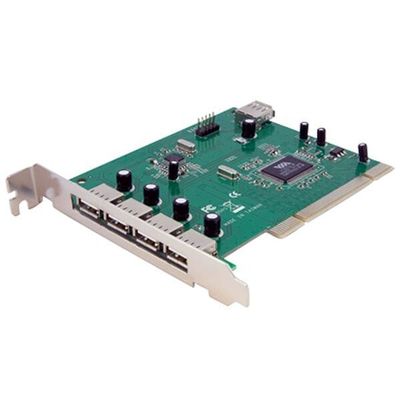 StarTech.com 7 Port PCI USB Card Adapter - TAA - Thumbnail 2