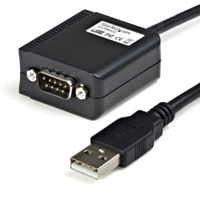 StarTech.com 6ft (1.8m) 1-Port Professional RS422/485 USB Serial Cable Adapter with COM Retention USB to RS422 Adapter - TAA - Thumbnail 2