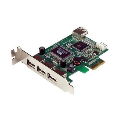 StarTech.com 4 Port PCI Express Low Profile High Speed USB Card PCIe USB 2.0 Green CE FCC REACH TAA VIA/VLI - VT6212 0.48 Gbit/s