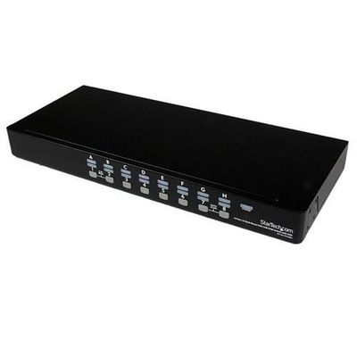 StarTech.com 16 Port 1U Rackmount USB KVM Switch with OSD - TAA 1920 x 1440 pixels Rack mounting 1U Black