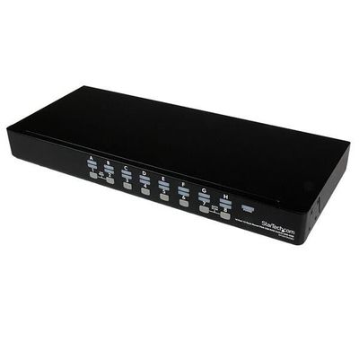 StarTech.com 16 Port 1U Rackmount USB KVM Switch with OSD - TAA 1920 x 1440 pixels Rack mounting 1U Black - Thumbnail 2