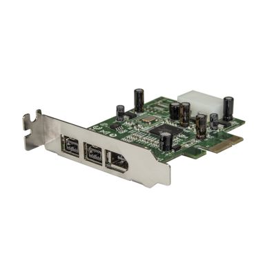 StarTech.com 3 Port 2b 1a Low Profile 1394 PCI Express FireWire Card Adapter - Thumbnail 2