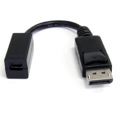 StarTech.com 6in (15cm) DisplayPort to Mini DisplayPort Cable - 4K x 2K UHD Video - DisplayPort Male to Mini DisplayPort Female Adapter Cable - DP Computer to mDP 1.2 Monitor Extension Cable