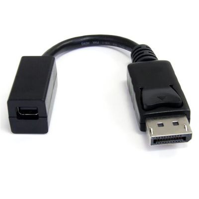 StarTech.com 6in (15cm) DisplayPort to Mini DisplayPort Cable - 4K x 2K UHD Video - DisplayPort Male to Mini DisplayPort Female Adapter Cable - DP Computer to mDP 1.2 Monitor Extension Cable - Thumbnail 2