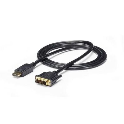 StarTech.com 6ft (1.8m) DisplayPort to DVI Cable DisplayPort to DVI Adapter Cable Passive DP to DVI-D Video Converter 1080p - Replacement for DP2DVIMM6 1.8 m DisplayPort DVI-D Male Male Straight