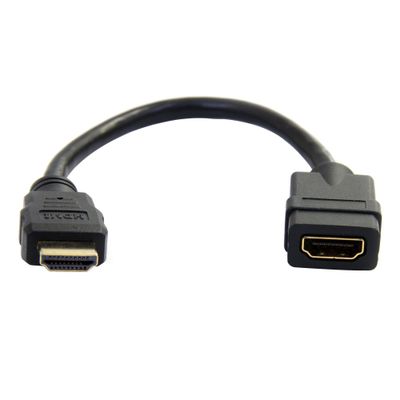 StarTech.com 6in (15cm) HDMI Extension Cable - Short HDMI Cable Male to Female - 4K HDMI Cable Extender - 4K 30Hz UHD HDMI Port Saver M/F - High Speed HDMI 1.4 - 30AWG - HDMI Dongle Extender - Thumbnail 2