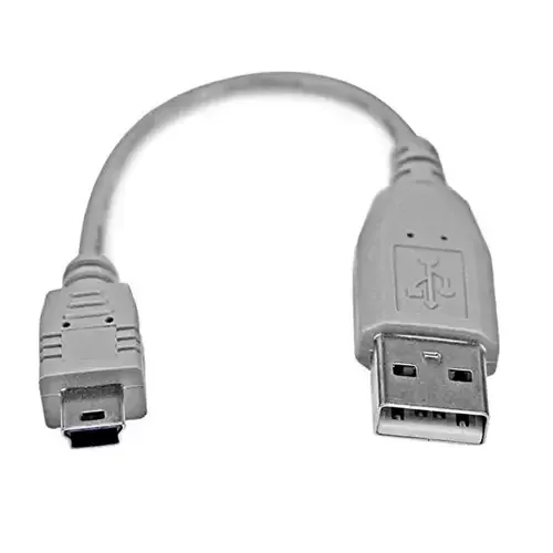 StarTech.com 6in Mini USB 2.0 Cable - A to Mini B - Image 1