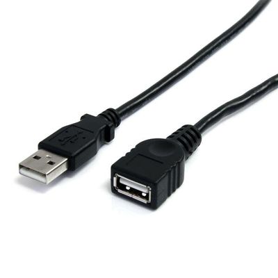 StarTech.com 10 ft Black USB 2.0 Extension Cable A to A - M/F - Thumbnail 2