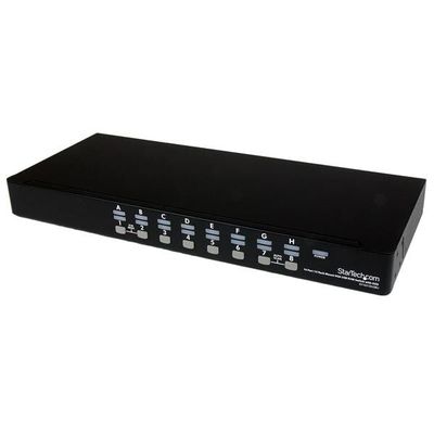 StarTech.com 16 Port 1U Rackmount USB KVM Switch Kit with OSD and Cables - TAA - Thumbnail 2