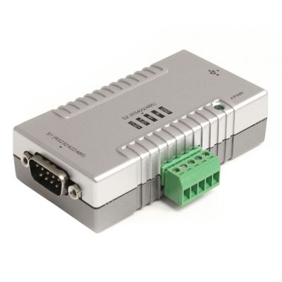 StarTech.com 2 Port USB to RS232 RS422 RS485 Serial Adapter with COM Retention - TAA USB Type-B Serial RS-232/422/485 Grey Power FTDI - FT2232H - Thumbnail 2