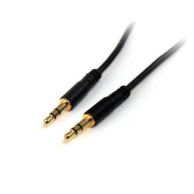 StarTech.com 15 ft Slim 3.5mm Stereo Audio Cable - M/M - Thumbnail 2