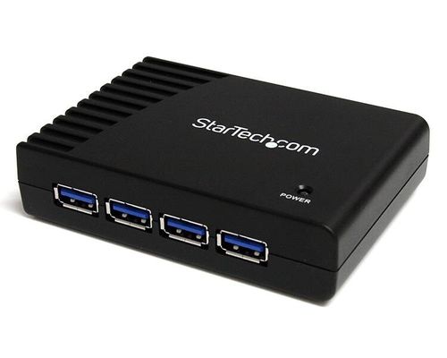 StarTech.com 4 Port Black SuperSpeed USB 3.0 Hub - Thumbnail 2
