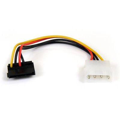StarTech.com 6in 4 Pin LP4 to Right Angle SATA Power Cable Adapter - Thumbnail 2