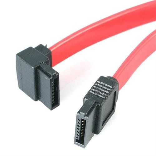 StarTech.com 12in SATA to Left Angle SATA Serial ATA Cable - Image 1