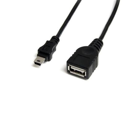 StarTech.com 1 ft Mini USB 2.0 Cable - USB A to Mini B F/M - Thumbnail 2