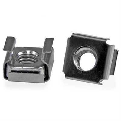 StarTech.com 50-Pack M6 Square Hole Cage Nuts and Installation Tool for 19" or 10" Server Racks Cabinets and Enclosures Silver - TAA