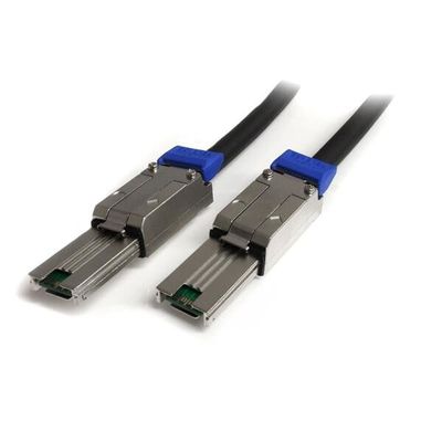 StarTech.com 2m External Mini SAS Cable - Serial Attached SCSI SFF-8088 to SFF-8088 - TAA - Thumbnail 2