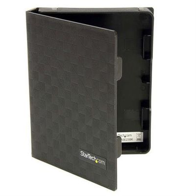 StarTech.com 2.5in Anti-Static Hard Drive Protector Case - Black (3pk) TAA-Compliant