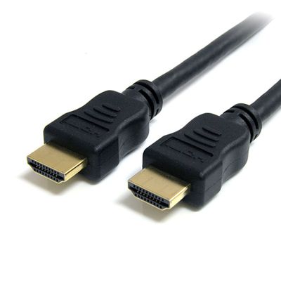StarTech.com 1m HDMI Cable - 4K High Speed HDMI Cable with Ethernet - 4K 30Hz UHD HDMI Cord - 10.2 Gbps Bandwidth - HDMI 1.4 Video / Display Cable M/M 28AWG - HDCP 1.4 - Black - Thumbnail 2