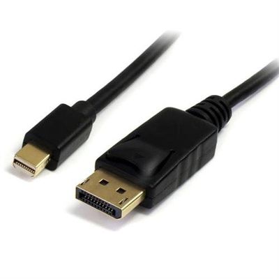 StarTech.com 2m (6.6ft) Mini DisplayPort to DisplayPort 1.2 Cable - 4K x 2K UHD Mini DisplayPort to DisplayPort Adapter Cable - Mini DP to DP Cable for Monitor - mDP to DP Converter Cord
