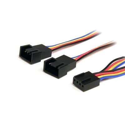 StarTech.com 12in 4 Pin Fan Power Splitter Cable - F/M - Thumbnail 2