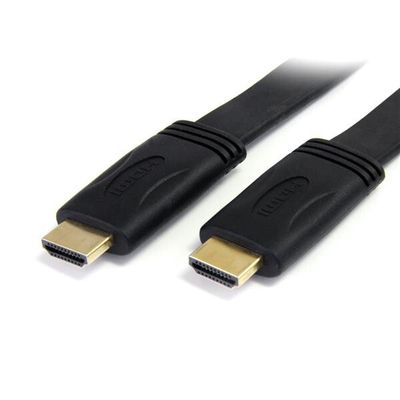 StarTech.com 5m Flat High Speed HDMI Cable with Ethernet - Ultra HD 4k x 2k HDMI Cable - HDMI to HDMI M/M - Thumbnail 2