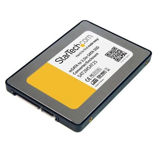 StarTech.com 2.5in SATA to Mini SATA SSD Adapter Enclosure - Image 1