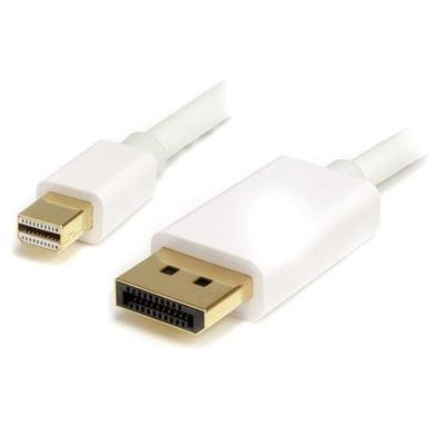 StarTech.com 6ft (2m) Mini DisplayPort to DisplayPort 1.2 Cable - 4K x 2K UHD Mini DisplayPort to DisplayPort Adapter Cable - Mini DP to DP Cable for Monitor - mDP to DP Converter Cord