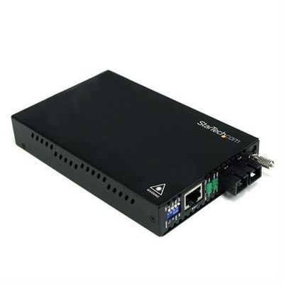StarTech.com 10/100 Mbps Single Mode Fiber Media Converter SC 30 km 200 Mbit/s 10Base-T 100Base-FX Fast Ethernet 10100 Mbit/s Full Half