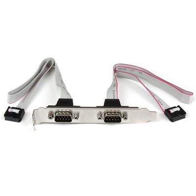StarTech.com 2 Port 16in DB9 Serial Port Bracket to 10 Pin Header - Thumbnail 2