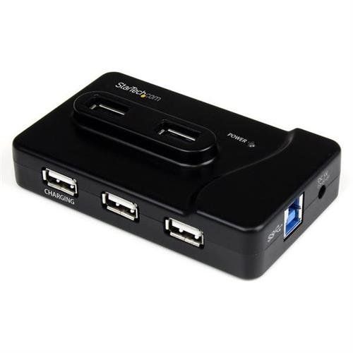 StarTech.com 6 Port USB 3.0 / USB 2.0 Combo Hub with 2A Charging Port 2x USB 3.0 & 4x USB 2.0 - Image 1