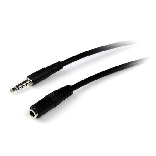 StarTech.com 2m 3.5mm 4 Position TRRS Headset Extension Cable - M/F - Image 1