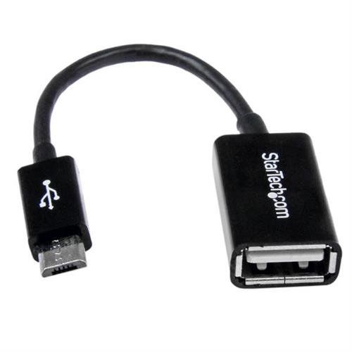 StarTech.com 5in Micro USB to USB OTG Host Adapter M/F - Image 1