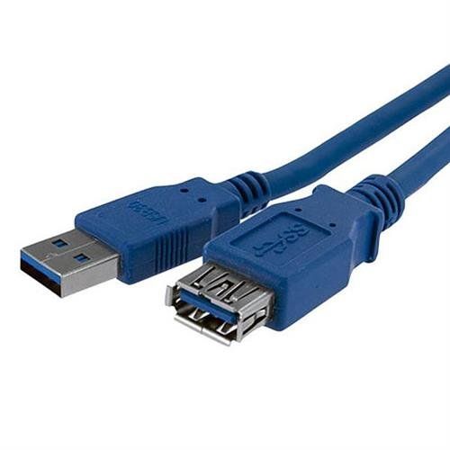 StarTech.com 1m Blue SuperSpeed USB 3.0 (5Gbps) Extension Cable A to A - M/F - Image 1