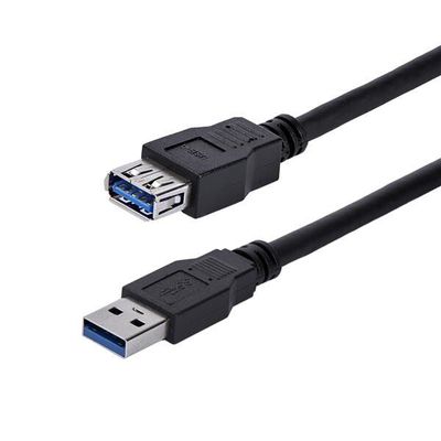 StarTech.com 1m Black SuperSpeed USB 3.0 (5Gbps) Extension Cable A to A - M/F - Thumbnail 2
