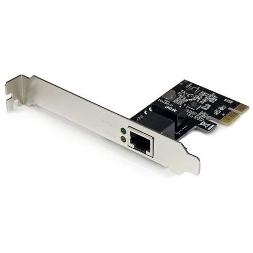 StarTech.com 1 Port PCI Express PCIe Gigabit Network Server Adapter NIC Card - Dual Profile - Image 1