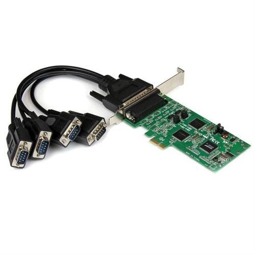 StarTech.com 4 Port PCI Express PCIe Serial Combo Card - 2 x RS232 2 x RS422 / RS485 - TAA PCIe Serial RS-232/422/485 SystemBase SB16C1052PCI 256 B 0 - 100 C - Image 1