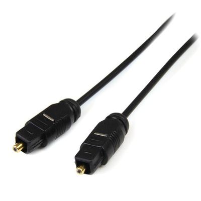 StarTech.com 15 ft Thin Toslink Digital Optical SPDIF Audio Cable - Thumbnail 2