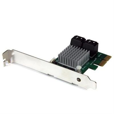 StarTech.com 4 Port PCI Express 2.0 SATA III 6Gbps RAID Controller Card with HyperDuo SSD Tiering - TAA