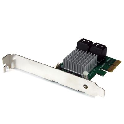 StarTech.com 4 Port PCI Express 2.0 SATA III 6Gbps RAID Controller Card with HyperDuo SSD Tiering - TAA - Thumbnail 2