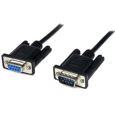 StarTech.com 1m Black DB9 RS232 Serial Null Modem Cable F/M - Thumbnail 2