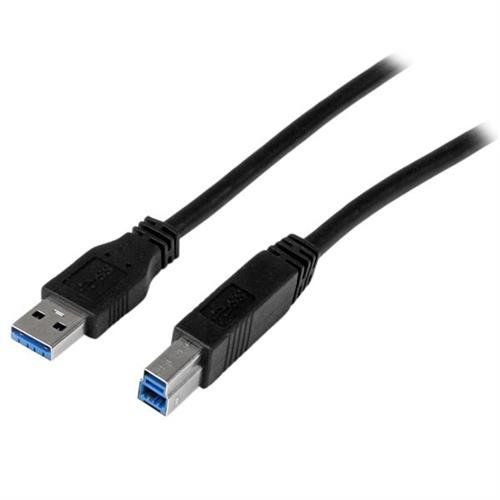 StarTech.com 2m (6 ft) Certified SuperSpeed USB 3.0 (5Gbps) A to B Cable - M/M - Image 1