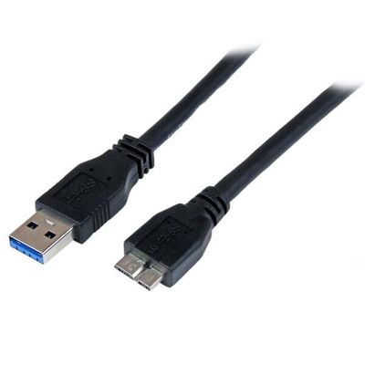 StarTech.com 1m (3ft) Certified SuperSpeed USB 3.0 (5Gbps) A to Micro B Cable - M/M - Thumbnail 2