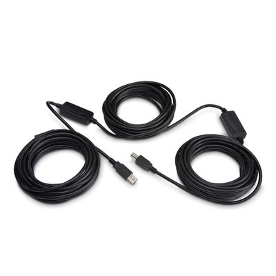 StarTech.com 50ft (15m) Active USB 2.0 A to B Cable Long USB Printer Cable 1x USB-A (M) 1x USB-B (M) - Black - Thumbnail 2