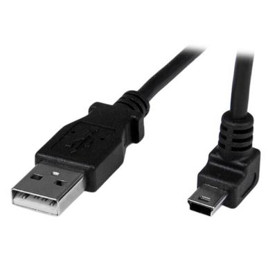 StarTech.com 1m Mini USB Cable - A to Up Angle Mini B - Thumbnail 2
