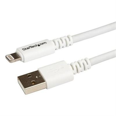 StarTech.com 3 m (10 ft.) USB to Lightning Cable - Long iPhone / iPad / iPod Charger Cable - Lightning to USB Cable - Apple MFi Certified - White 3 m Lightning USB A Male Male White
