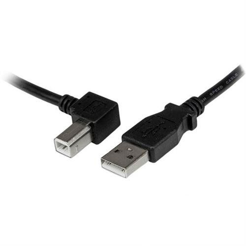 StarTech.com 2m USB 2.0 A to Left Angle B Cable - M/M - Image 1
