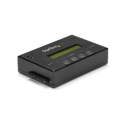 StarTech.com 1:1 Standalone Hard Drive Duplicator &amp; Eraser SATA HDD / SSD Disk Cloner / Copier / Wiper / Sanitizer Drive Cloning / Recovery Tool LCD Display TAA Compliant - OS Independent - Thumbnail 2
