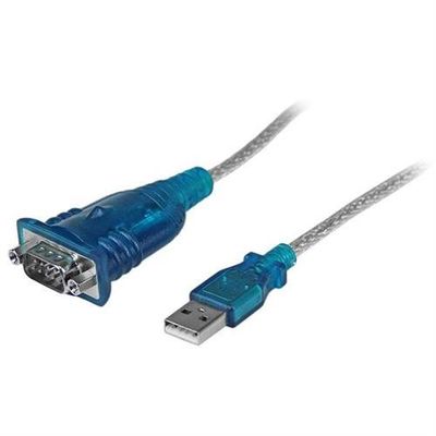 StarTech.com 17in (43cm) 1-Port USB to Serial Adapter Cable USB-A to DB9 RS232 USB to RS232 Adapter Prolific Chipset - M/M